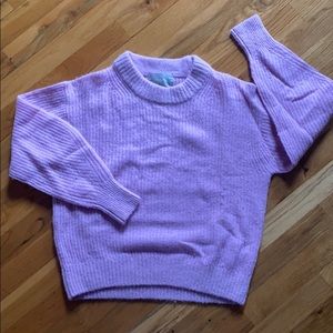 Everlane crew neck light pink sweater